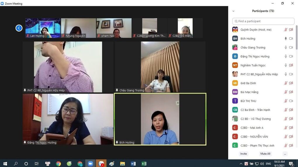 Trường THCS Ba Đình họp Hội đồng Sư phạm sẵn sàng bước vào năm học mới 2021 - 2022