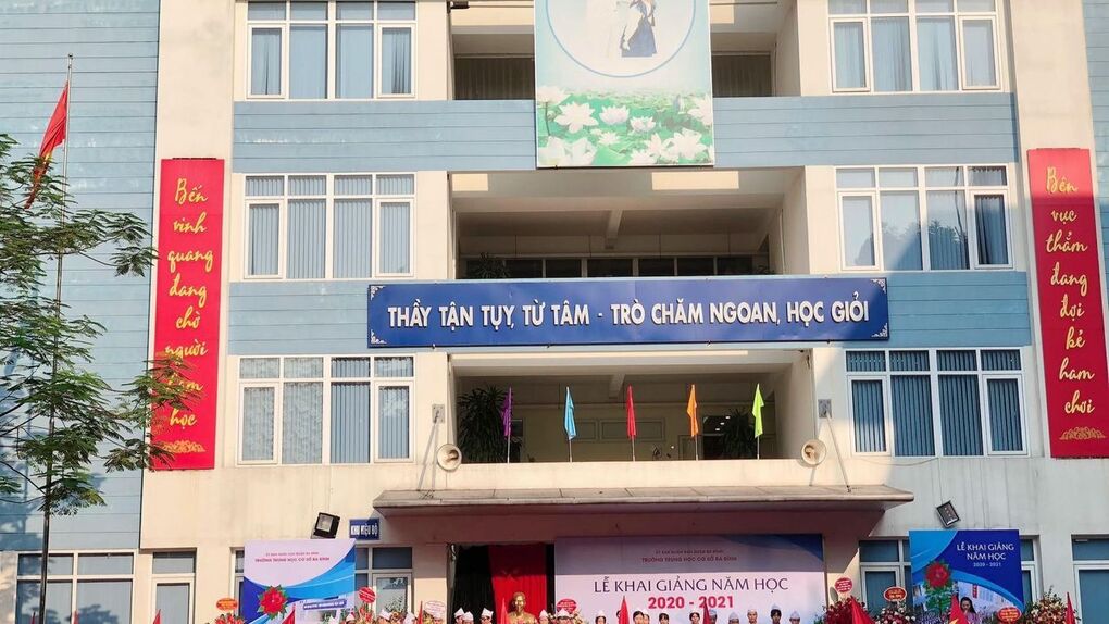 THCS Ba Đình trong ngày khai giảng năm học 2020 - 2021