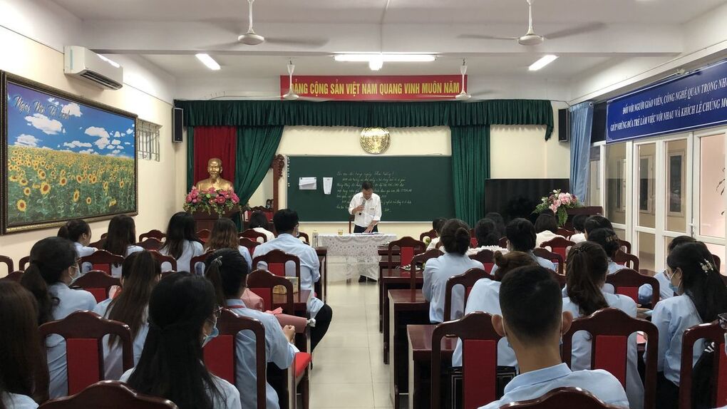 Trường THCS Ba Đình đón đoàn Thực tập sư phạm của Đại học Thủ đô