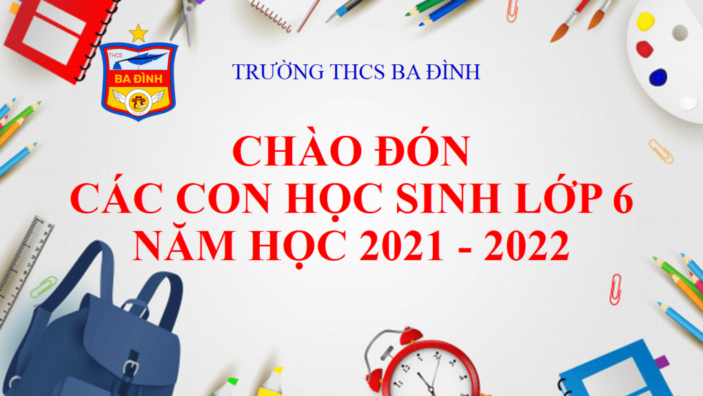 Trường THCS Ba Đình thông báo danh sách xếp lớp 6 năm học 2021 - 2022