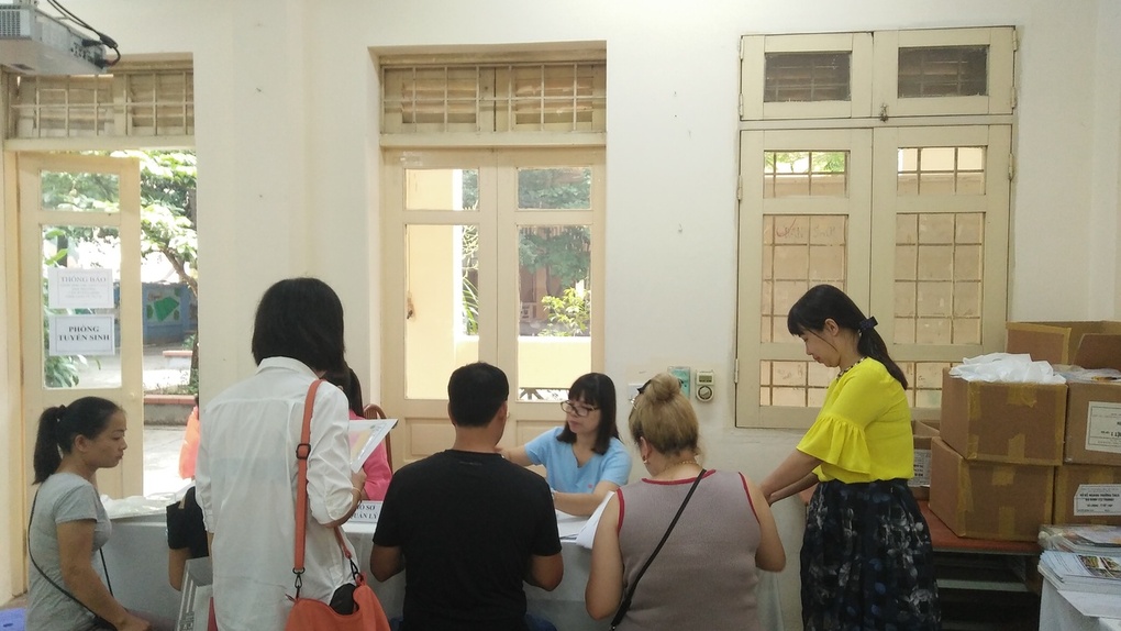 Rộn ràng không khí tuyển sinh năm học 2017 - 2018