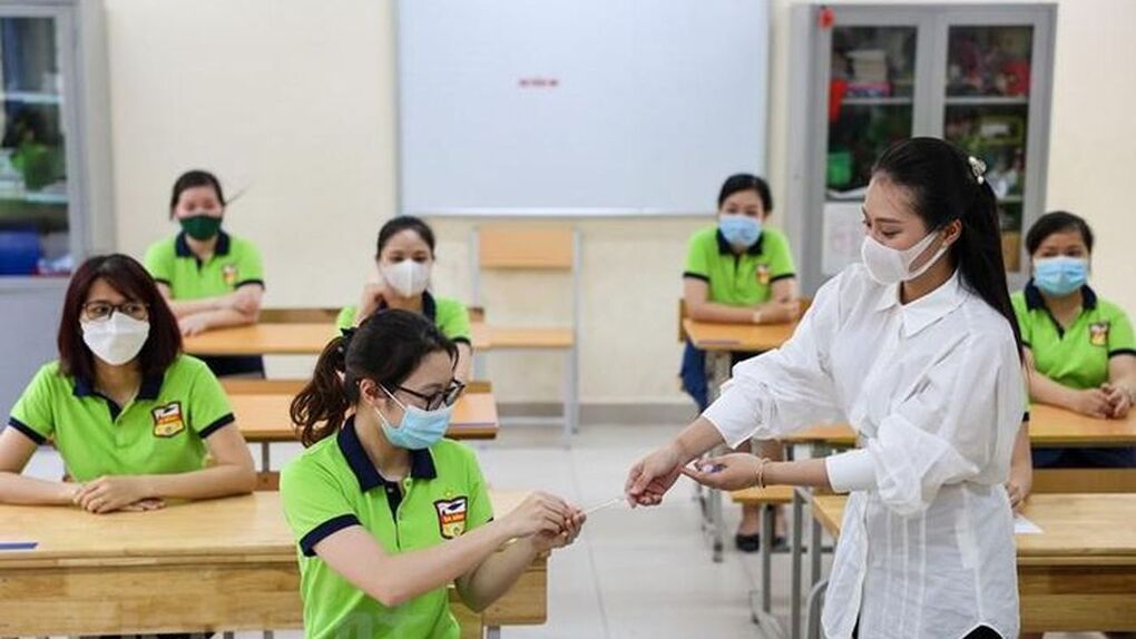 Diễn tập các phương án phòng dịch COVID-19 trước Kỳ thi THPT quốc gia