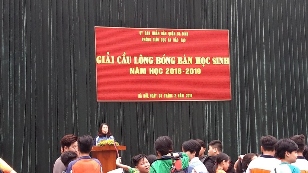 Kết quả thi đấu Thể dục thể thao cấp Quận năm học 2018 - 2019