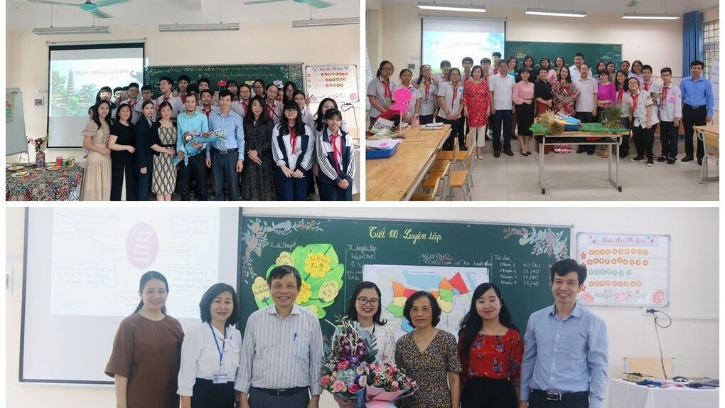 Giáo viên trường THCS Ba Đình tích cực đổi mới, sáng tạo trong các tiết dự thi giáo viên dạy giỏi cấp quận năm học 2020-2021