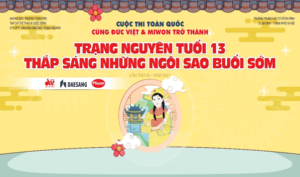 Học sinh trường THCS Ba Đình tham dự vòng sơ khảo toàn quốc Cuộc thi  “Cùng Đức Việt và Miwon trở thành Trạng nguyên Tuổi 13 – Thắp sáng những ngôi sao buổi sớm” lần thứ VII năm 2021