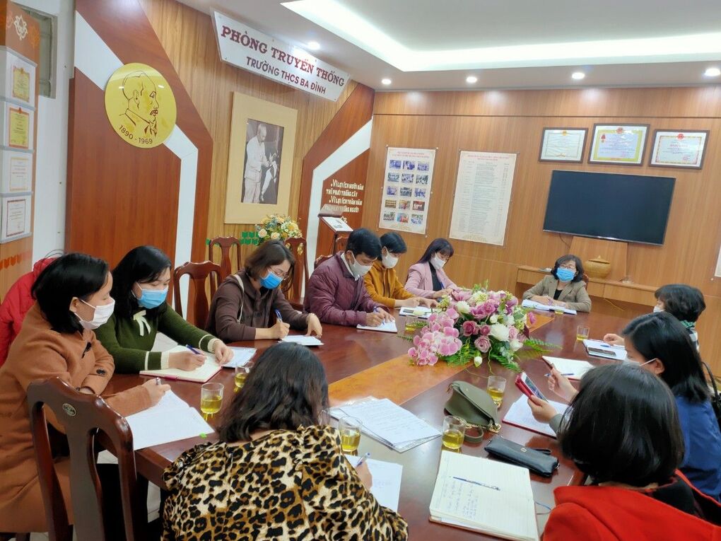 Trường THCS Ba Đình sẵn sàng đón học sinh quay trở lại trường học vào ngày 02/3/2021 theo quyết định của UBND thành phố Hà Nội