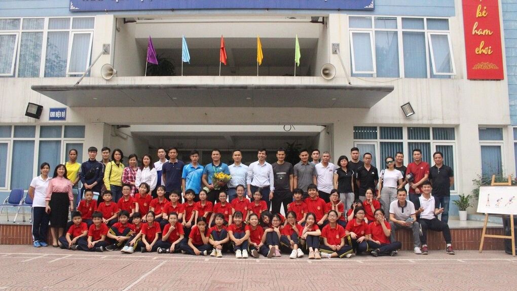 Trường THCS Ba Đình thực hiện thành công chuyên đề cấp quận môn Thể dục