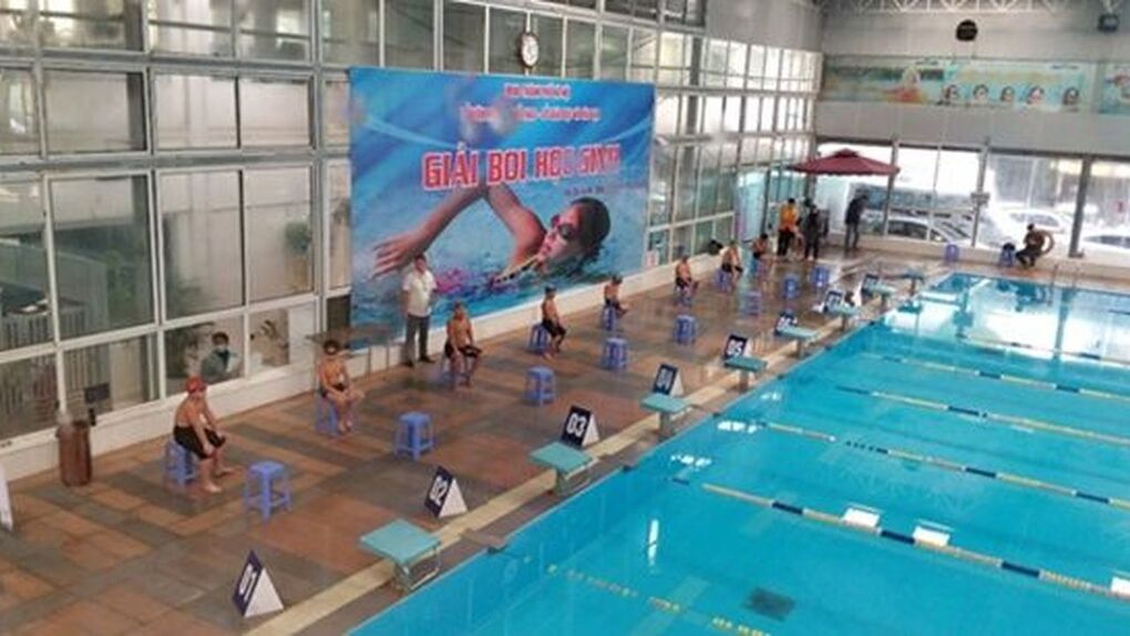 Học sinh trường THCS Ba Đình đạt 2 Huy chương vàng môn Bơi cấp Thành phố năm học 2020 - 2021