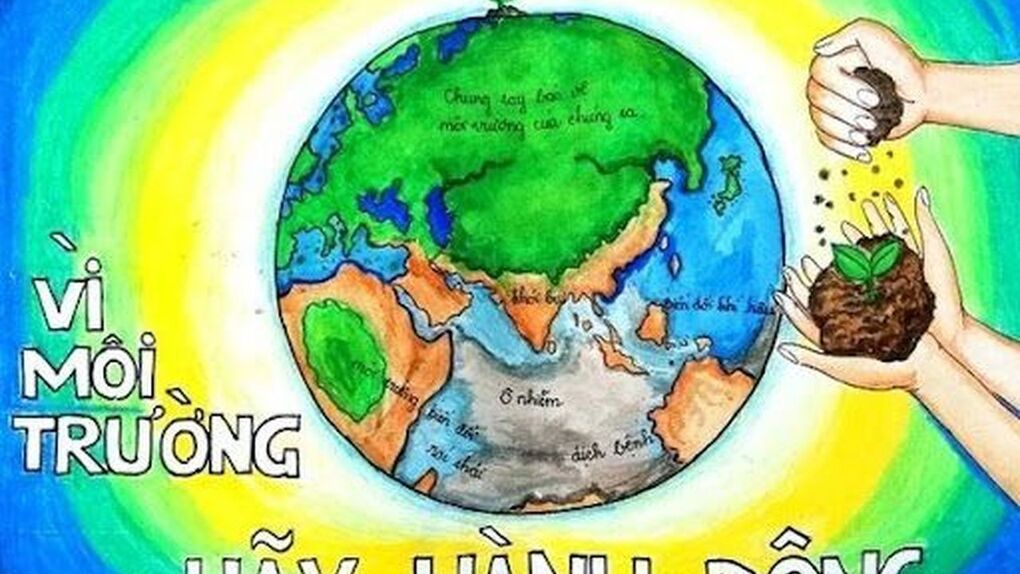 Trường THCS Ba Đình triển khai tuyên truyền, giáo dục bảo vệ môi trường, ứng phó với biến đổi khí hậu - ngành Giáo dục và Đào tạo quận Ba Đình năm học 2021 - 2022