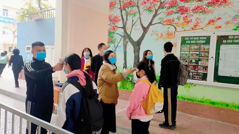 Trường THCS Ba Đình tăng cường phòng, chống dịch COVID-19 trong tình hình hiện nay