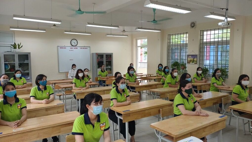 Điểm thi tại THCS Ba Đình sẵn sàng cho kì thi tốt nghiệp THPT năm 2021 an toàn, thành công