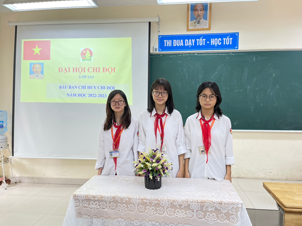 Đại hội Chi đội lớp 8A9 trường THCS Ba Đình - Tiếp bước cuộc hành trình năm học 2022-2023