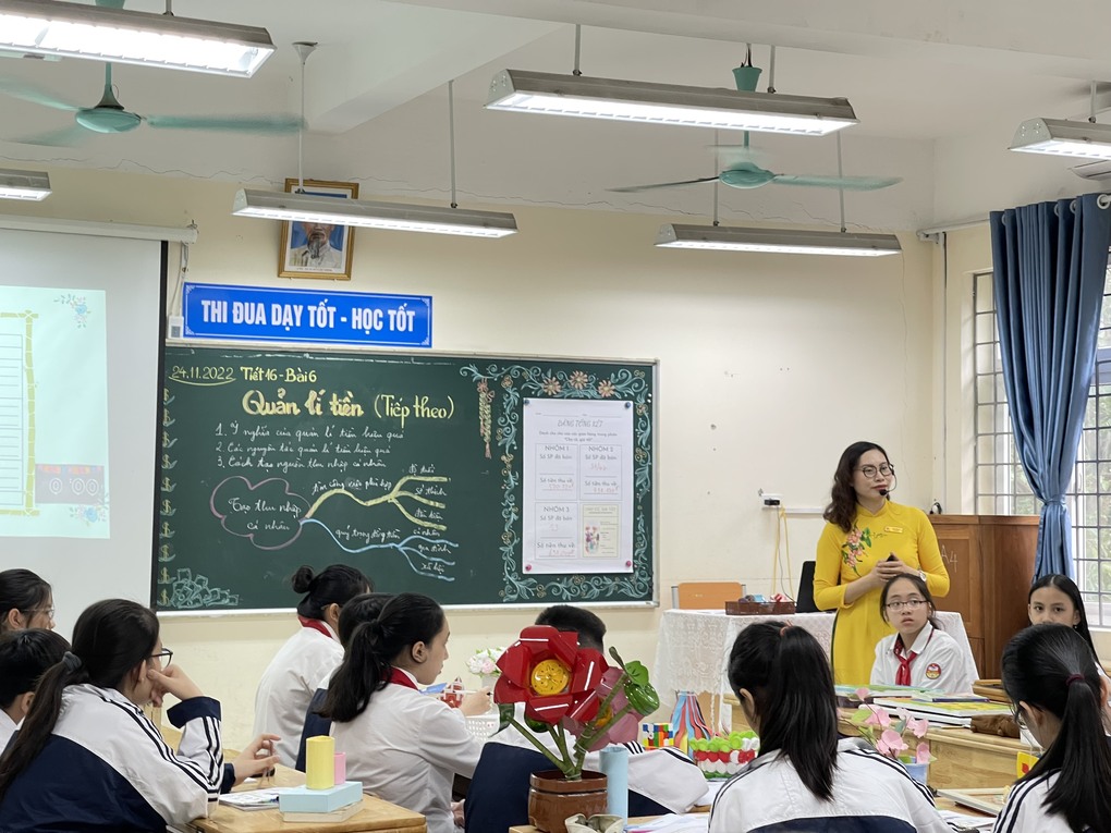 Trường THCS Ba Đình thực hiện thành công tiết dạy chuyên đề cấp quận môn GDCD 7 năm học 2022-2023