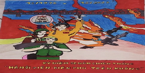 Học sinh trường THCS Ba Đình đạt giải Nhất trong cuộc thi vẽ tranh với chủ đề “Hà Nội - Điện Biên Phủ trên không” cấp Quận