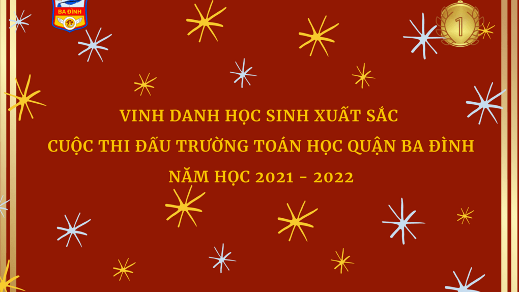 Những trái ngọt tại “ĐẤU TRƯỜNG TOÁN HỌC” mùa 2 của học sinh THCS Ba Đình