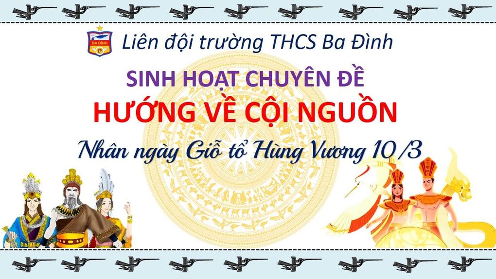 Thầy và trò trường THCS Ba Đình ngược dòng lịch sử hướng về cội nguồn nhân ngày Giỗ tổ Hùng Vương 10/3