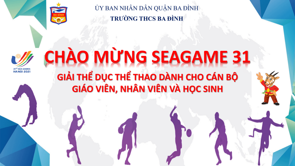 Cùng trường THCS Ba Đình chào mừng Seagame 31