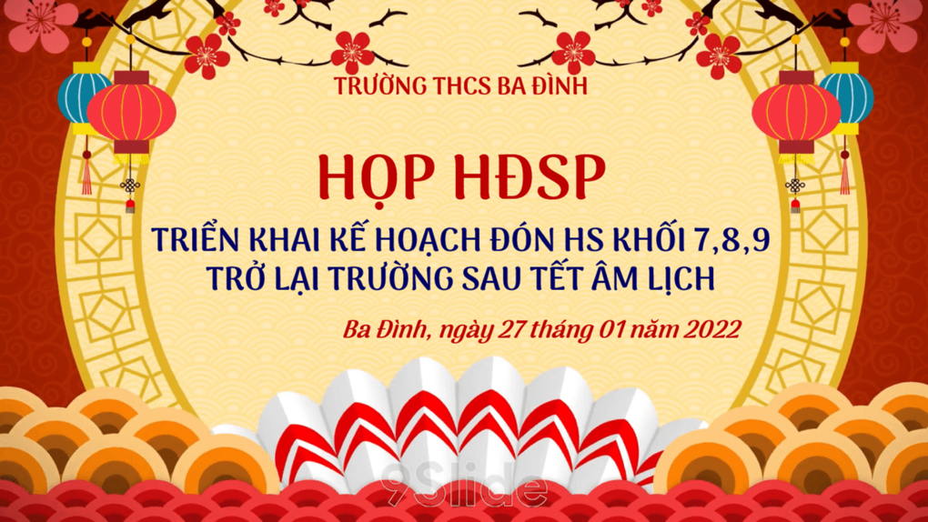 Trường THCS Ba Đình họp Hội đồng cuối năm – Chuẩn bị sẵn sàng đón học sinh quay trở lại trường sau Tết Nguyên đán 2022