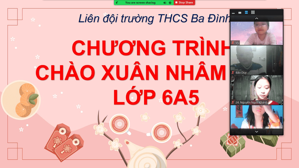 Trường THCS Ba Đình tổ chức chương trình “Chào Xuân Nhâm Dần 2022”