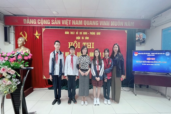 Sáng tạo trẻ - sân chơi bổ ích và lý thú cho học sinh trường THCS Ba Đình