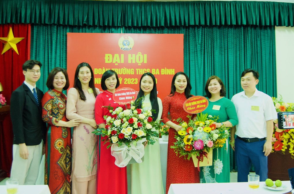 Đại hội Công đoàn trường THCS Ba Đình nhiệm kỳ 2023 - 2028