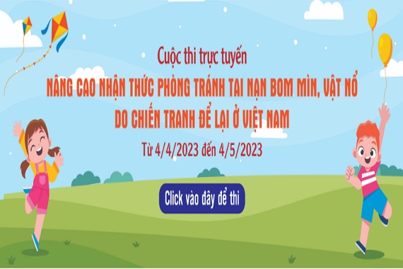 Sở GDĐT Hà Nội ban hành Kế hoạch triển khai Cuộc thi trực tuyến “Nâng cao nhận thức phòng tránh tai nạn bom mìn, vật nổ do chiến tránh để lại ở Việt Nam”