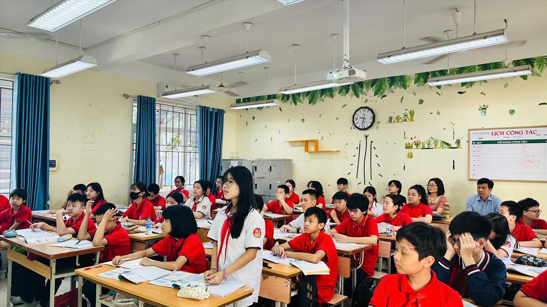 Đổi mới sáng tạo trong giờ học môn Tiếng Anh tại trường THCS Ba Đình