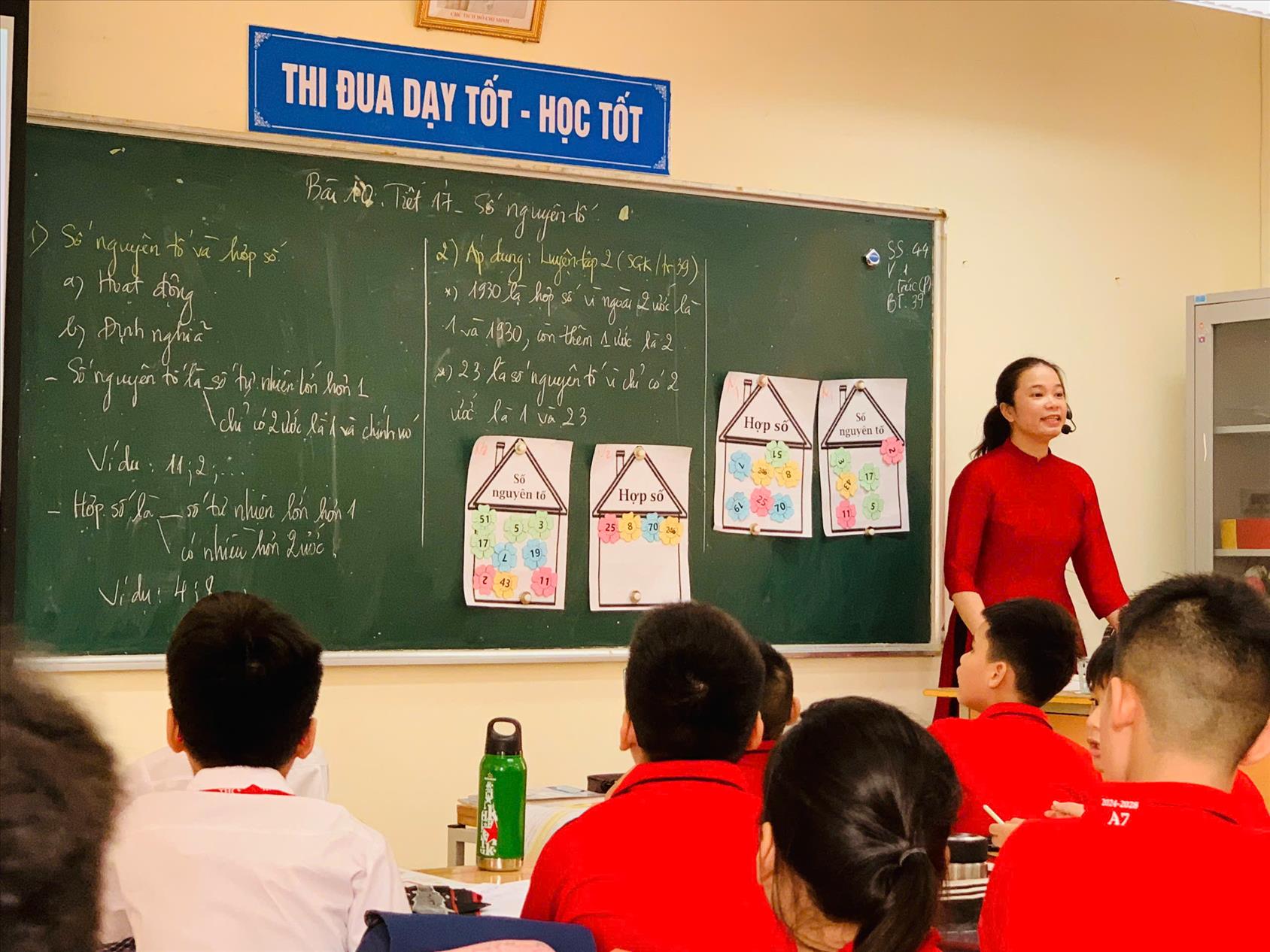 Tiết dạy chuyên đề Toán 6 chất lượng, đổi mới phương pháp và hiệu quả của tổ Toán - Tin - Công nghệ