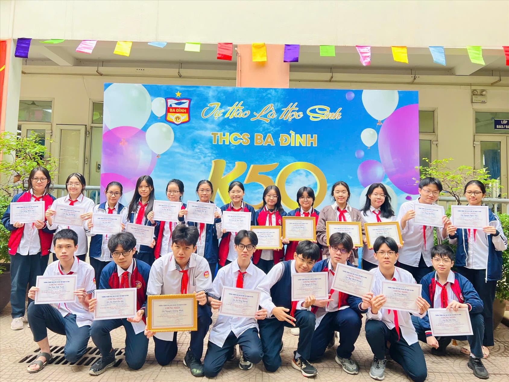 Dấu ấn rực rỡ của học sinh 9A1 trong kì thi Học sinh giỏi cấp Quận