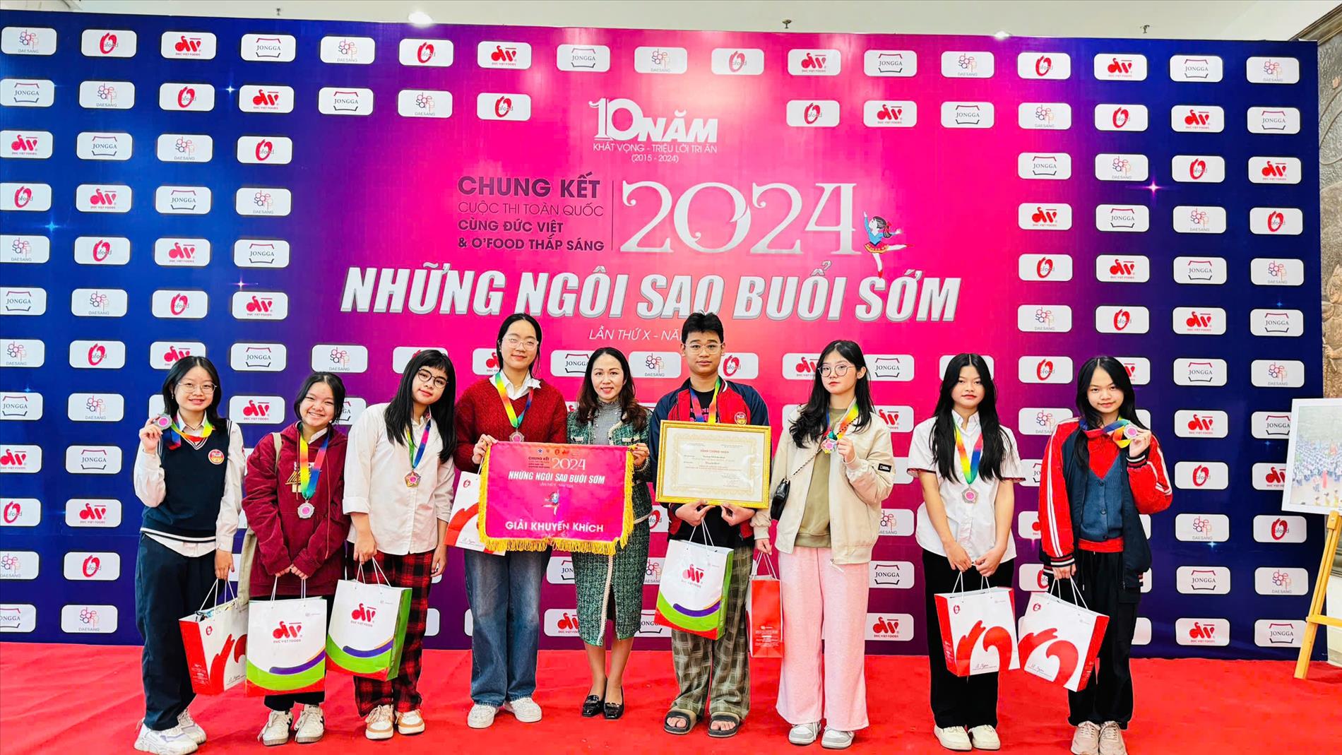 Học sinh trường THCS Ba Đình đạt Giải Khuyến khích cấp quốc gia Cuộc thi Chung kết “Cùng Đức Việt & O’Food thắp sáng Những ngôi sao buổi sớm” lần thứ X - Năm 2024