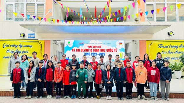 Vòng Quốc gia kỳ thi Olympic Toán học Quốc tế TIMO 2024-2025 tại điểm trường THCS Ba Đình