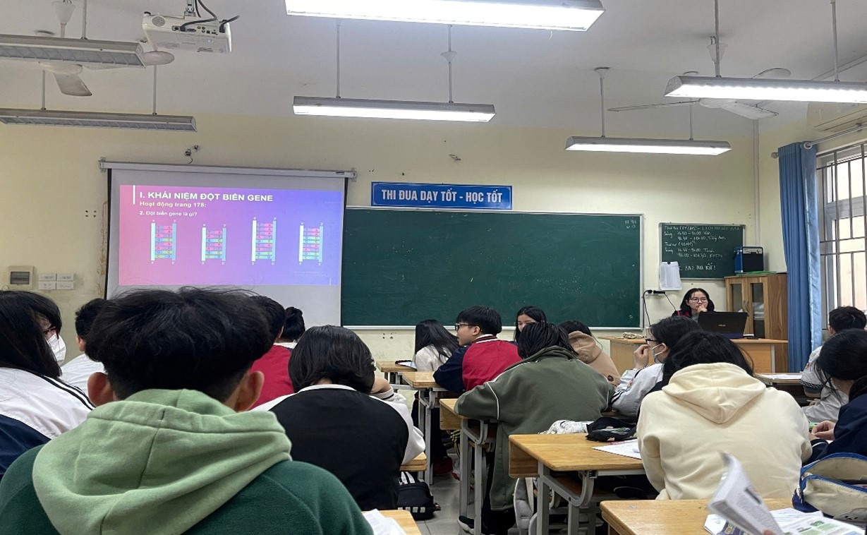 Tinh thần ôn thi cuối kỳ I của lớp 9A2