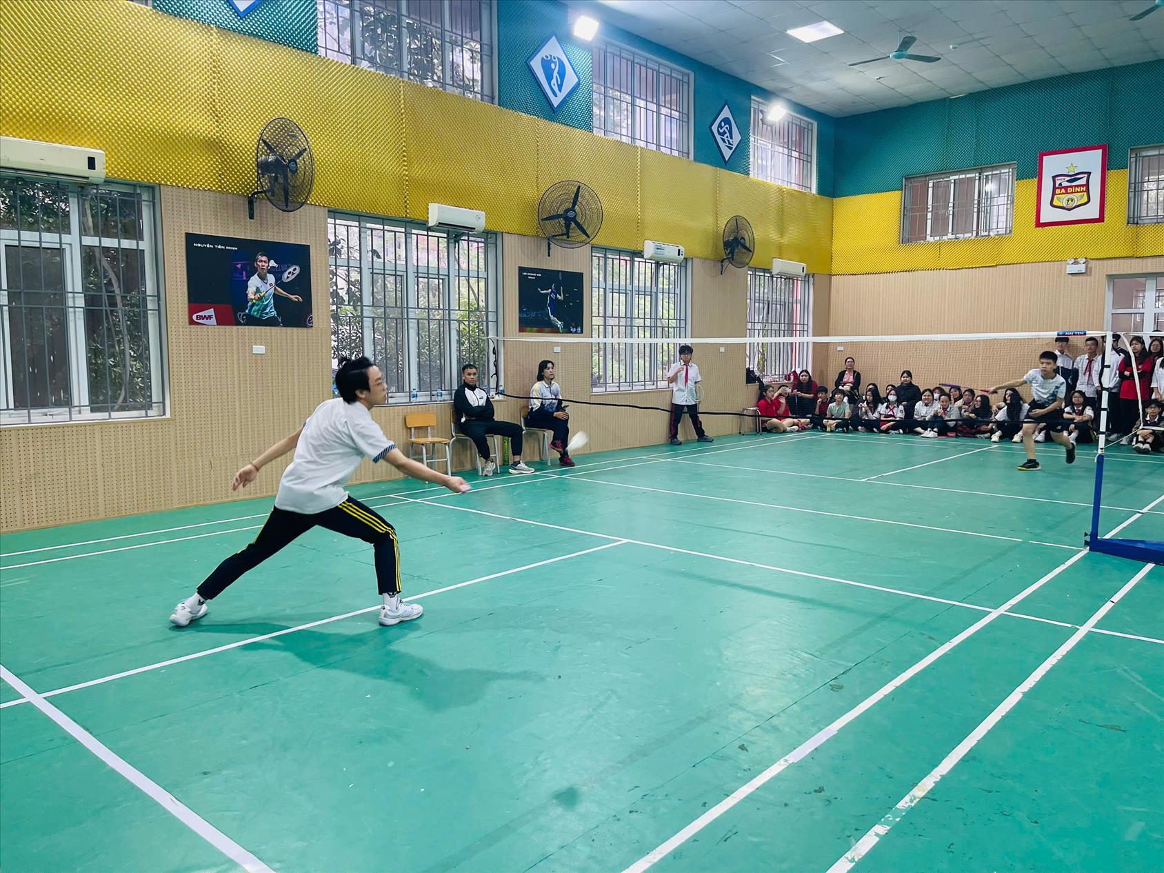 Thành công rực rỡ của giải Cầu lông trường THCS Ba Đình