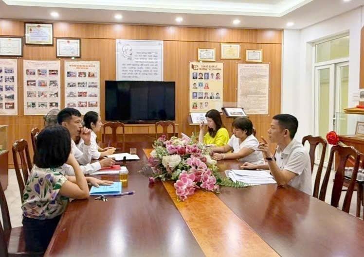 Trường THCS Ba Đình đón đoàn khảo sát hiện trạng cơ sở vật chất, trang thiết bị phục vụ công tác đầu tư xây dựng Kế hoạch đầu tư công năm 2026 và giai đoạn 2026 - 2030