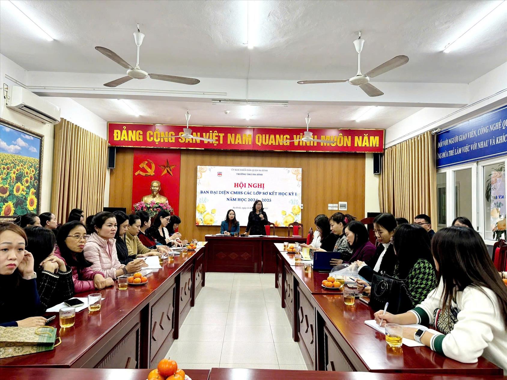 Hội nghị cha mẹ học sinh sơ kết học kỳ I năm học 2024 - 2025 – Phụ huynh trao trọn niềm tin nơi thầy cô