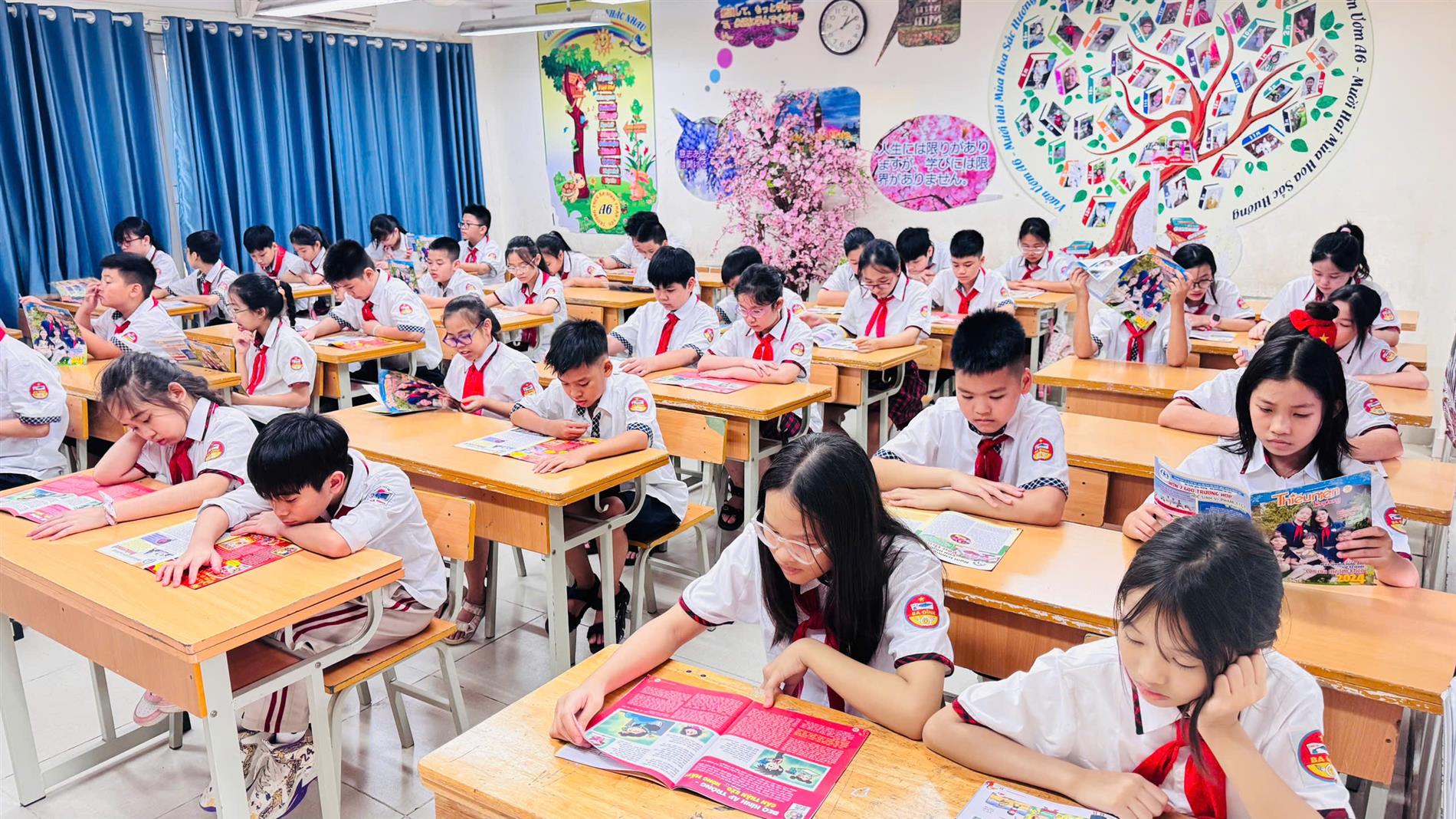 Tập thể lớp 6A6 - Học tập suốt đời, nuôi dưỡng khát vọng tương lai