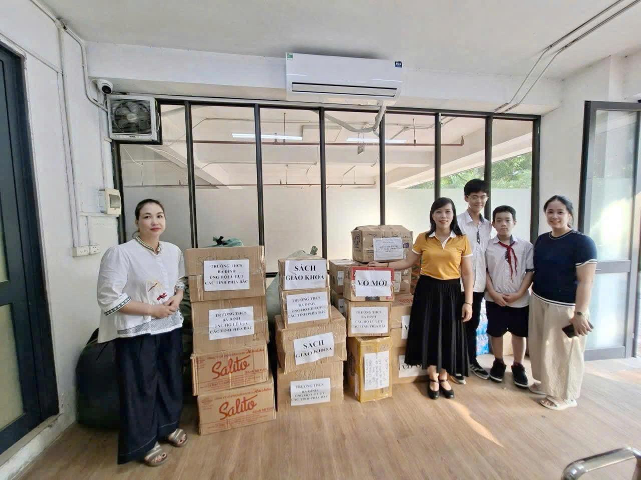 Trường THCS Ba Đình - Chung tay vì cộng đồng, hướng về đồng bào Thái Nguyên