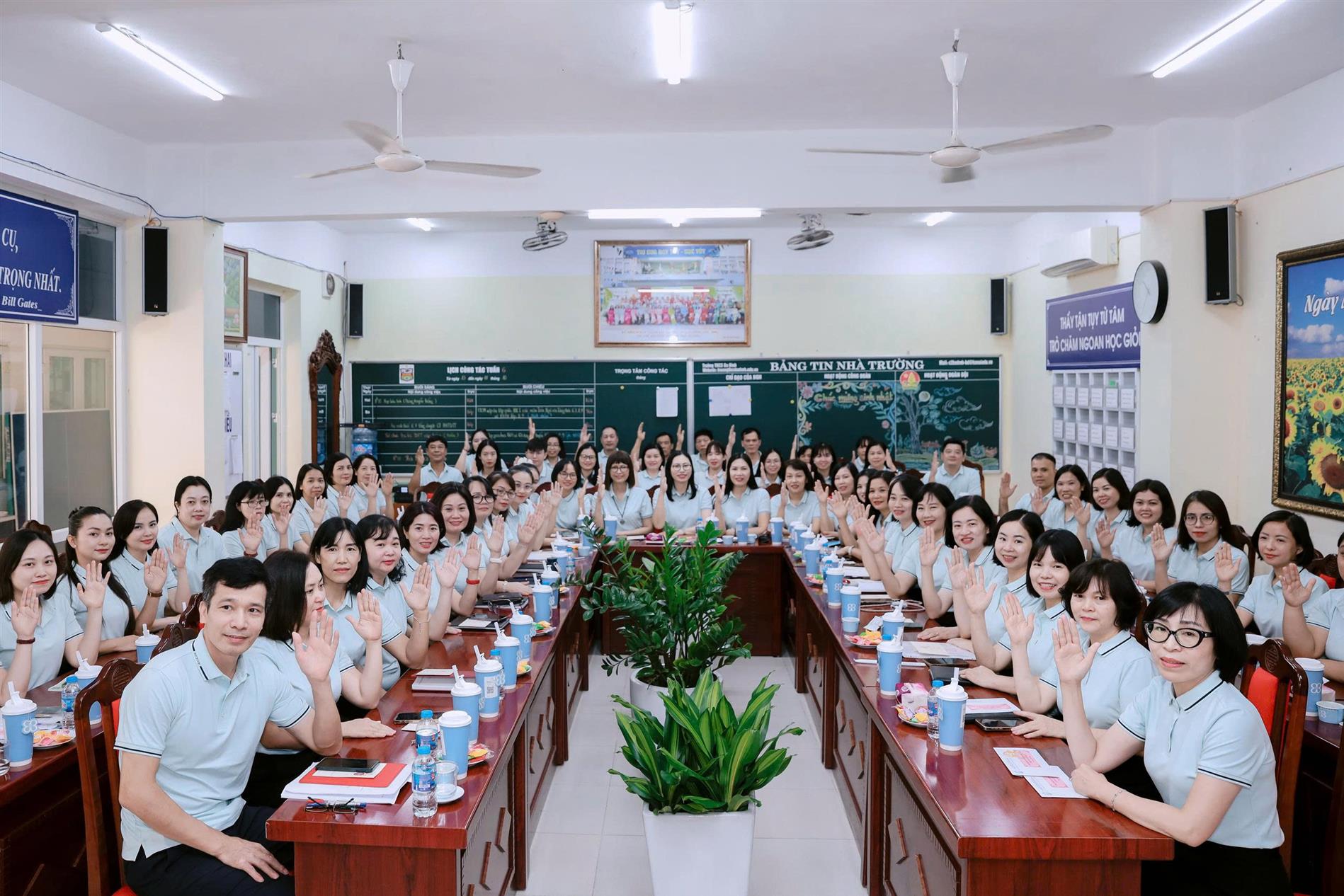 Hội nghị cán bộ, viên chức và người lao động trường THCS Ba Đình: Đoàn kết kiến tạo thành công