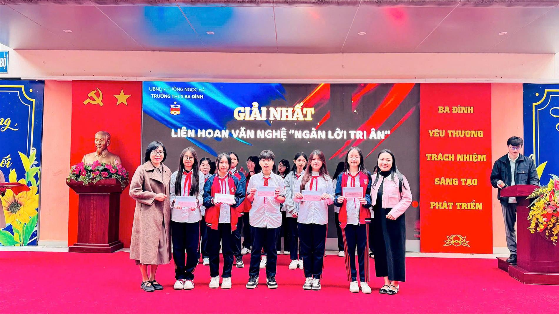 Lan tỏa tinh thần tri ân: trường THCS Ba Đình tổ chức trao giải các hoạt động chào mừng Ngày Nhà giáo Việt Nam 20/11