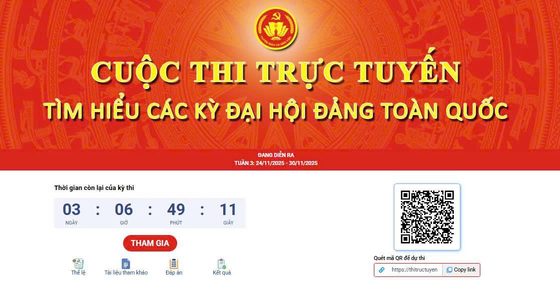 Chi bộ trường THCS Ba Đình tích cực tham gia cuộc thi trực tuyến tìm hiểu các kỳ Đại hội Đảng toàn quốc.