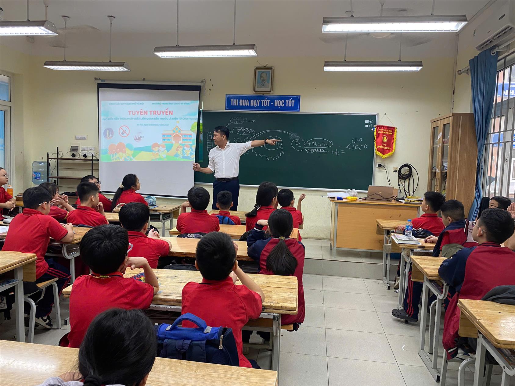 Nói không với thuốc lá điện tử – Bài học ý nghĩa từ buổi tuyên truyền tại lớp 6A5