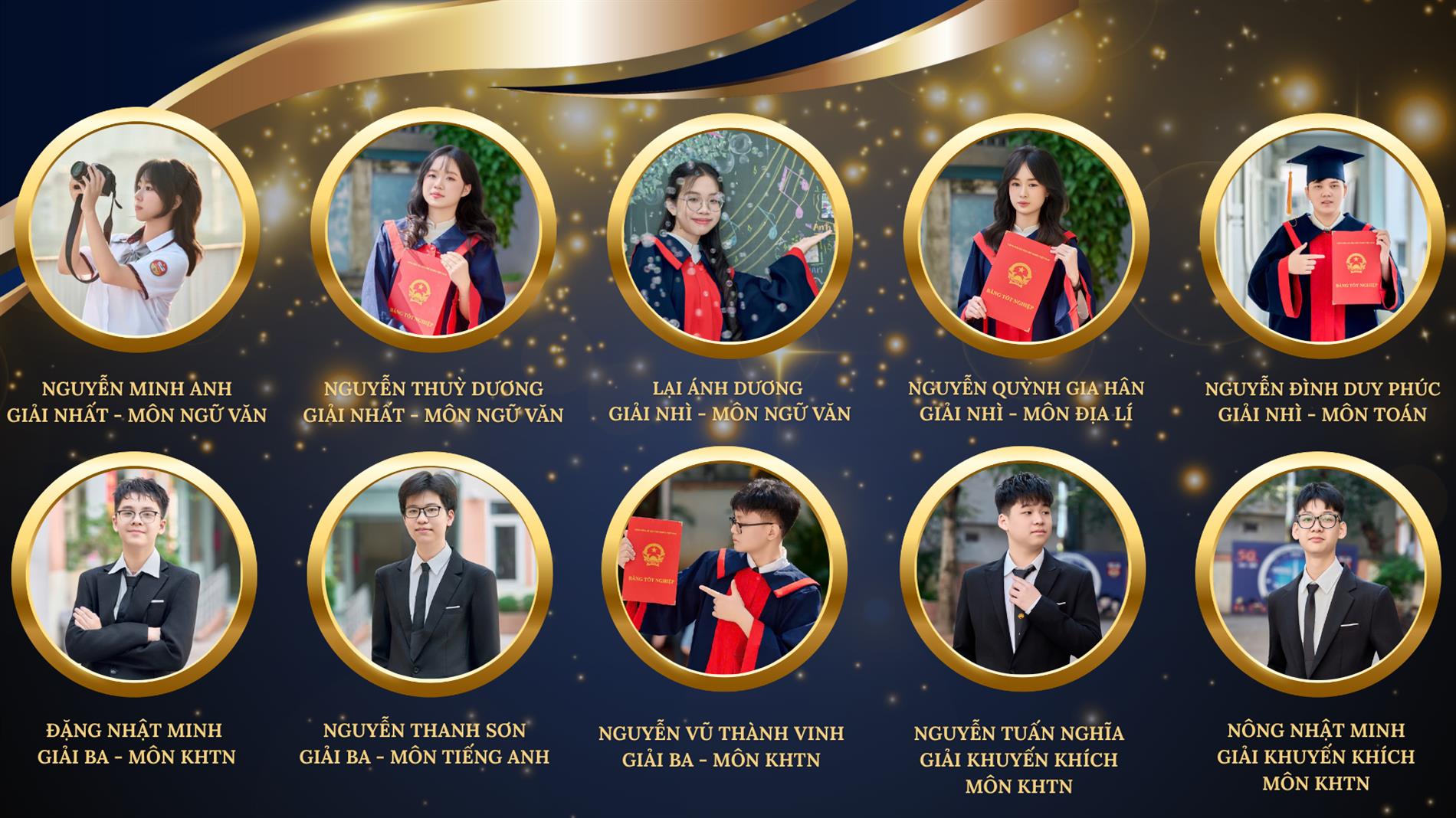 Toả sáng tri thức - Những gương mặt làm nên niềm tự hào cho tinh thần học tập của lớp 9A8