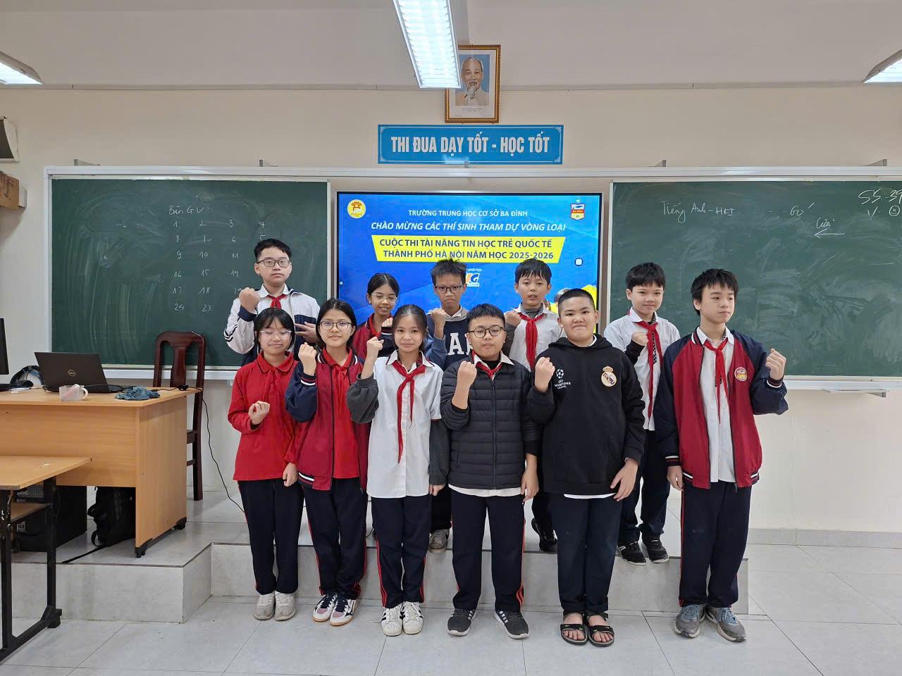 Bắt nhịp kỷ nguyên số: Học sinh Ba Đình tranh tài sôi nổi tại cuộc thi "Tài năng Tin học trẻ quốc tế" vòng thi cấp trường