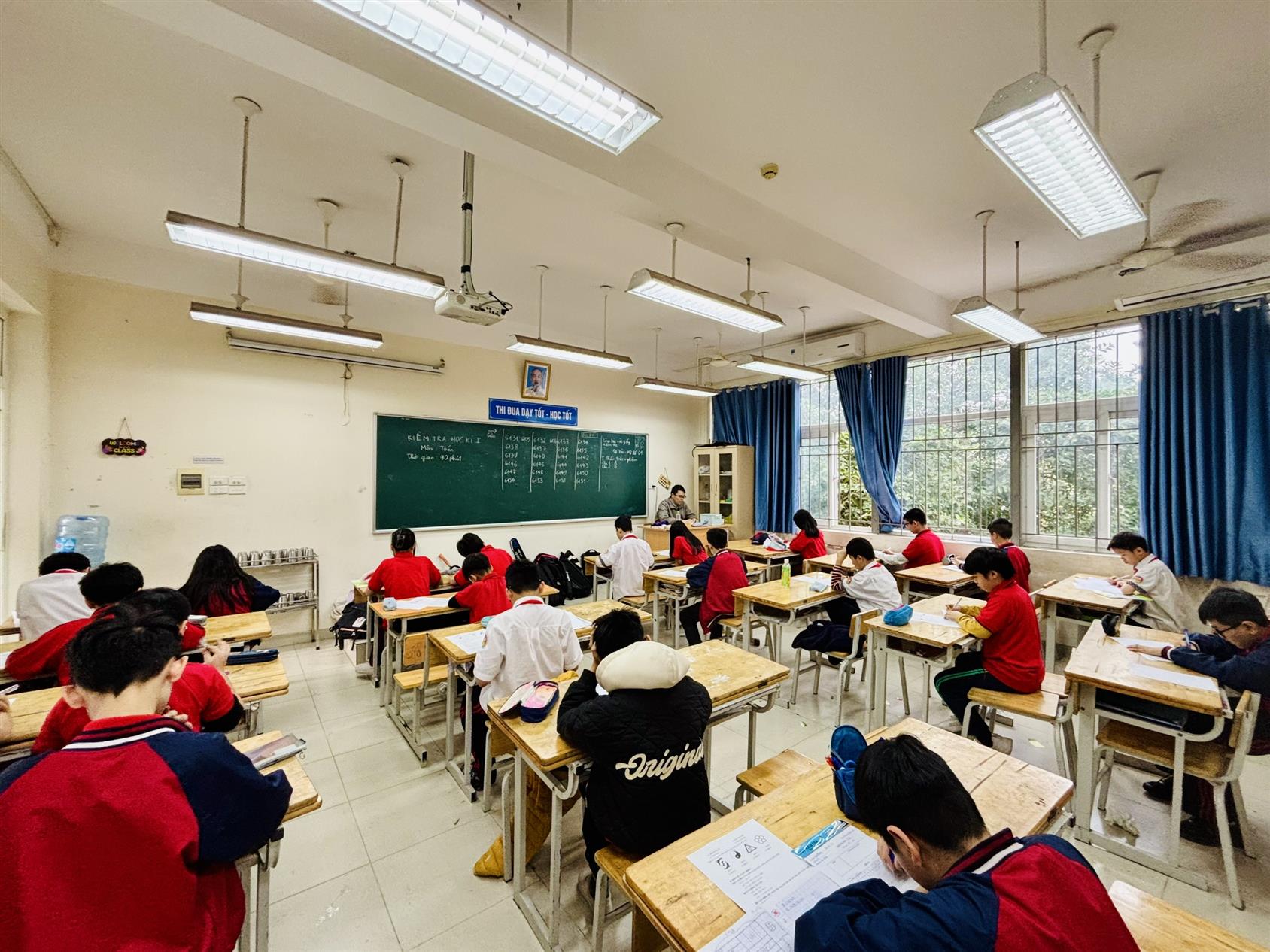 Trường THCS Ba Đình tổ chức kiểm tra học kỳ I nghiêm túc, hiệu quả