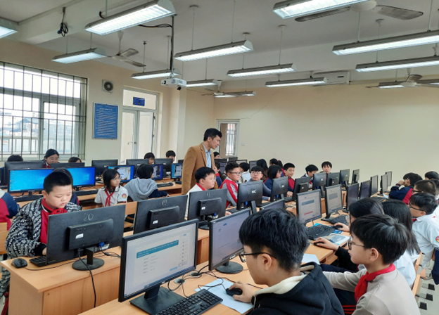 Vòng thi cấp trường Cuộc thi “Tài năng Tin học trẻ quốc tế” - Hành trang cho học sinh vững bước tiến vào thời đại công nghệ Kỷ nguyên số