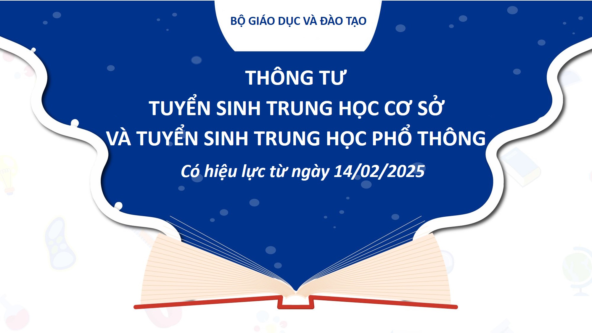 Bộ GDĐT ban hành Quy chế tuyển sinh trung học cơ sở và tuyển sinh trung học phổ thông