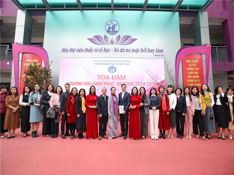 Trường THCS Ba Đình tham dự Toạ đàm “Trường học Hạnh phúc”