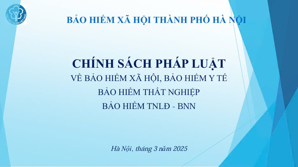 Chính sách pháp luật về Bảo hiểm xã hội, Bảo hiểm y tế, Bảo hiểm thất nghiệp, Bảo hiểm TNLĐ - BNN