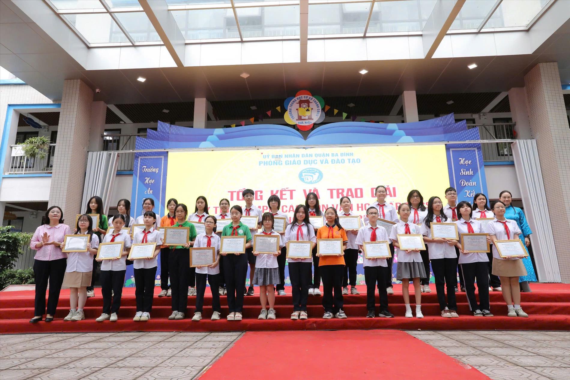 Học sinh trường THCS Ba Đình đạt nhiều thành tích cao tại Kỳ thi Olympic các môn văn hóa lớp 6, 7, 8