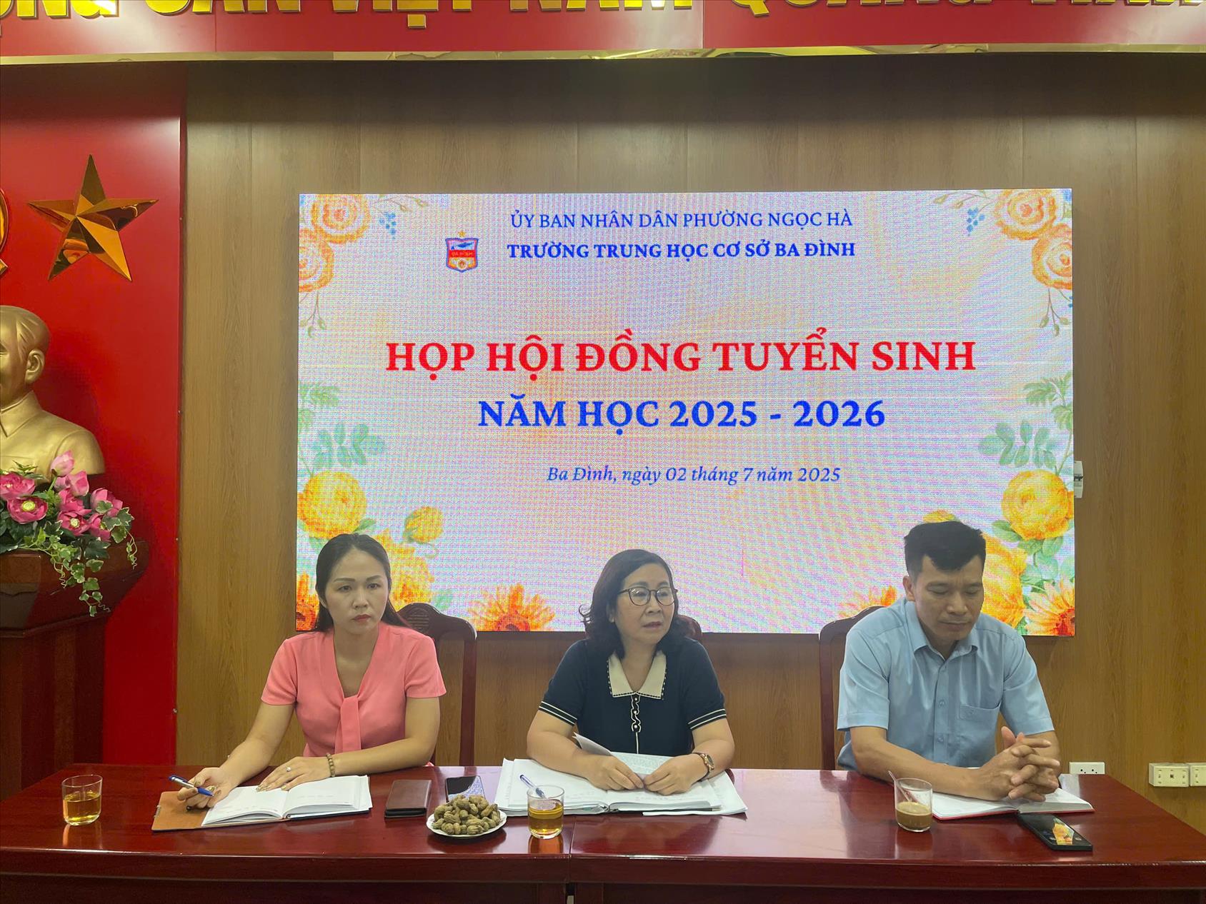 Trường THCS Ba Đình sẵn sàng cho công tác tuyển sinh vào lớp 6 năm học 2025-2026
